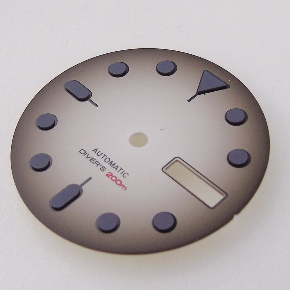 29mm Sterile Black White Dial Fit SKX 007 7s26 Style NH35 NH36 2824 Movement