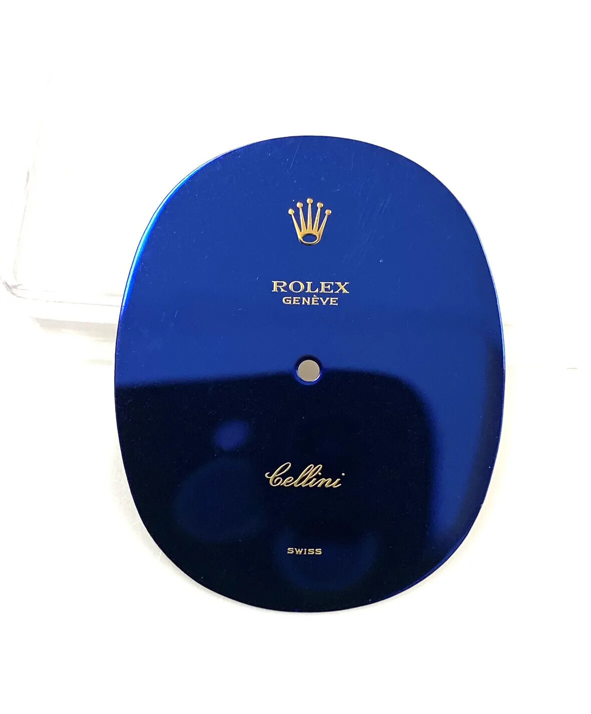 Original Rolex Geneve Cellini Ref. 3729 Cal. 1601 Pocket Watch Blue Dial