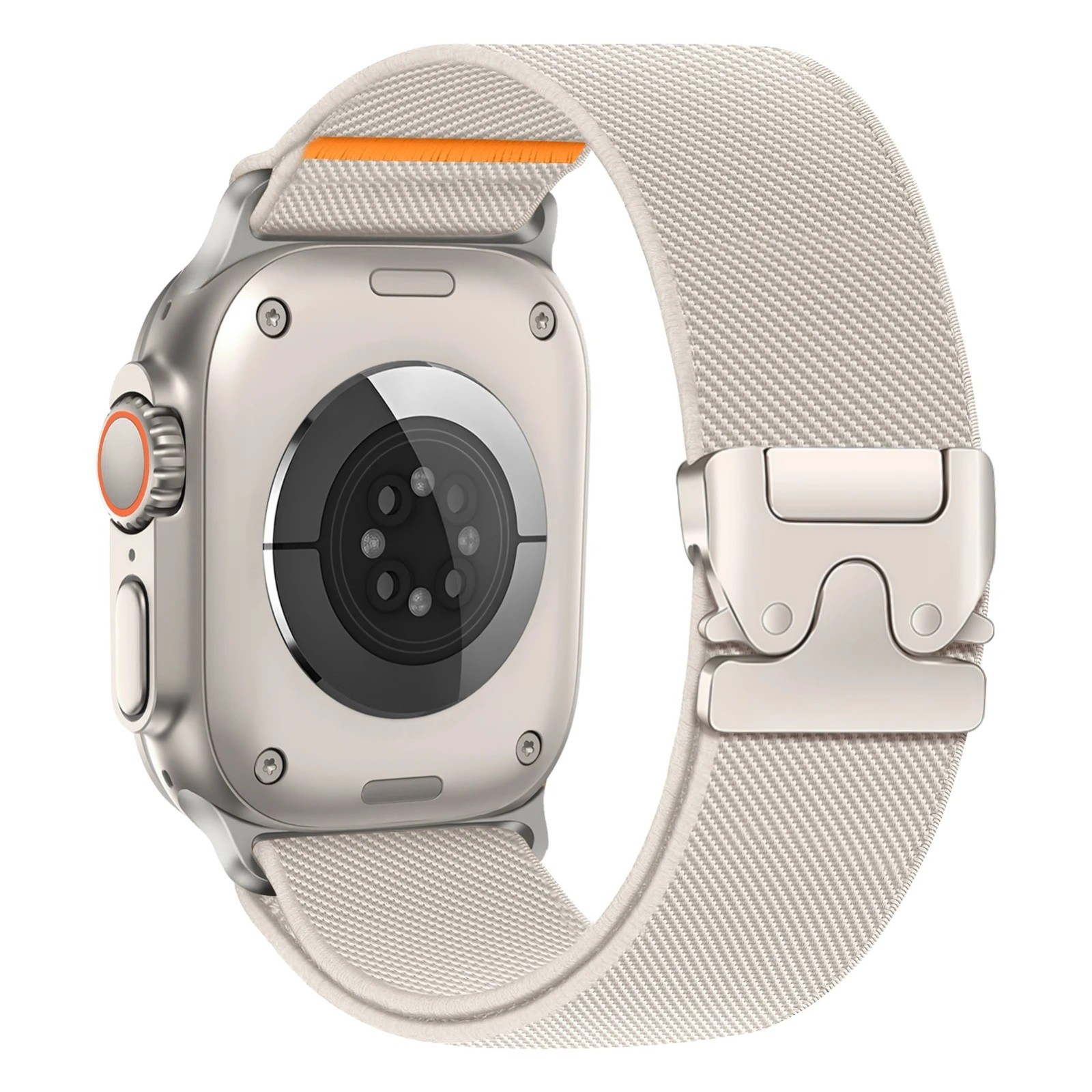 Nylon Strap For Apple Watch Ultra 2 Band 49mm Elastic Bracelet iWatch 10-1 SE