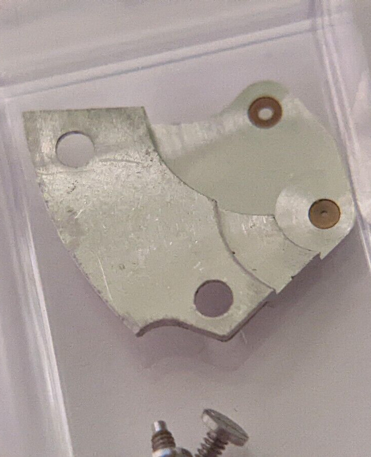 Vintage Longines 345 bridge and 2 screws, taken from fully functioning movement