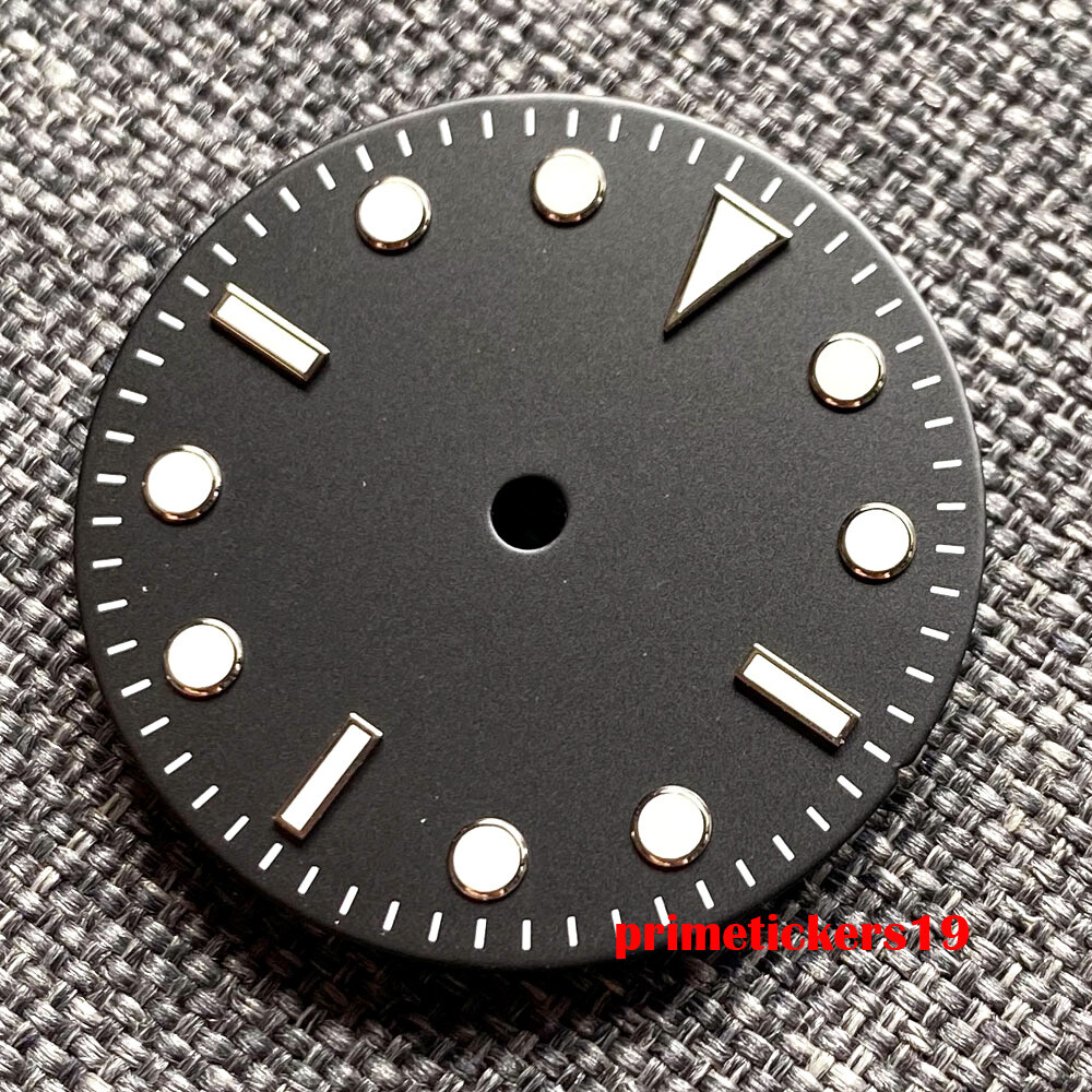 29mm Black/Blue/Green Watch Dial Hands Set Fit NH35 ETA2824 PT5000 Miyota82 Movt