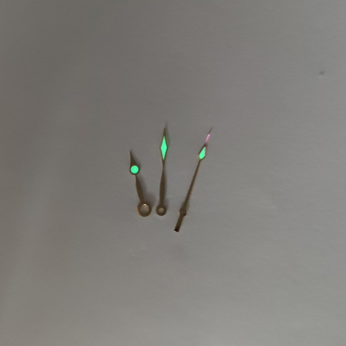 NH35A NH36A NH38A Gold Watch Hands For 7s26 4r35 Movement Green Lume New Arrival