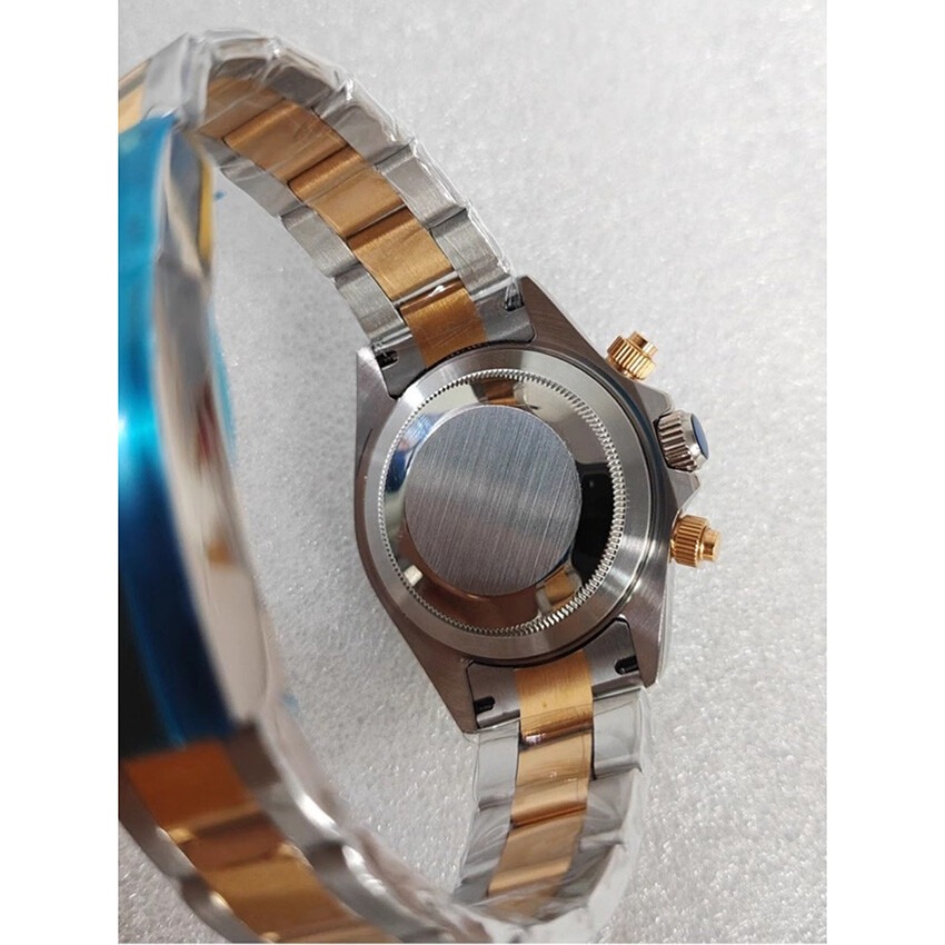39MM 316L Steel Watch Case + Watch Strap Sapphire Glass for VK63 Quartz Movement