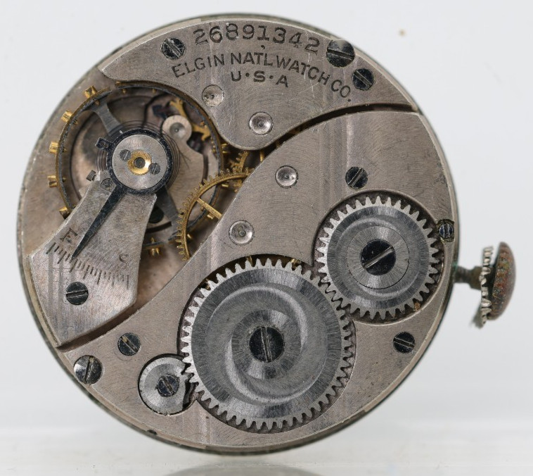 ELGIN cal. 430, 6/0s, 7j, 26891342, WRIST WATCH MOVEMENT, FOR REPAIR (NA)