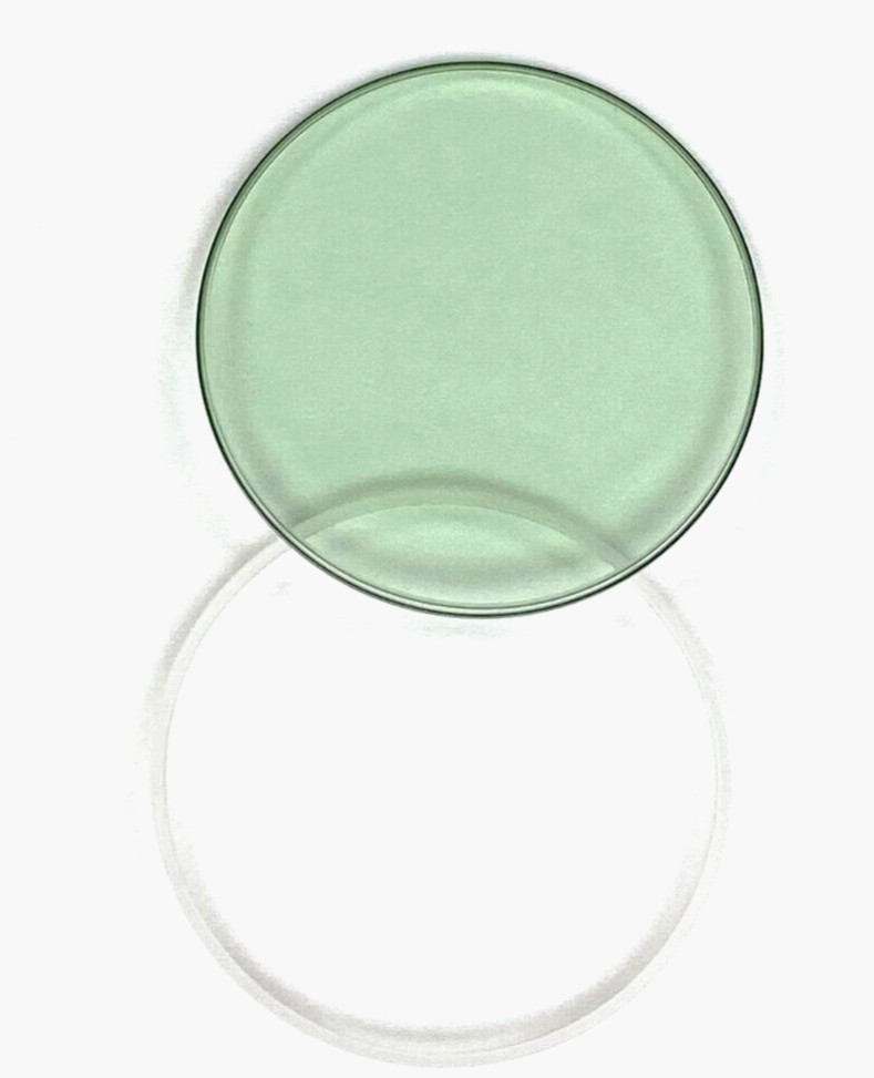 WATCH CRYSTAL MINERAL GREEN FOR ROLEX MILGAUSS 116400 116400V 116400GV WATCH