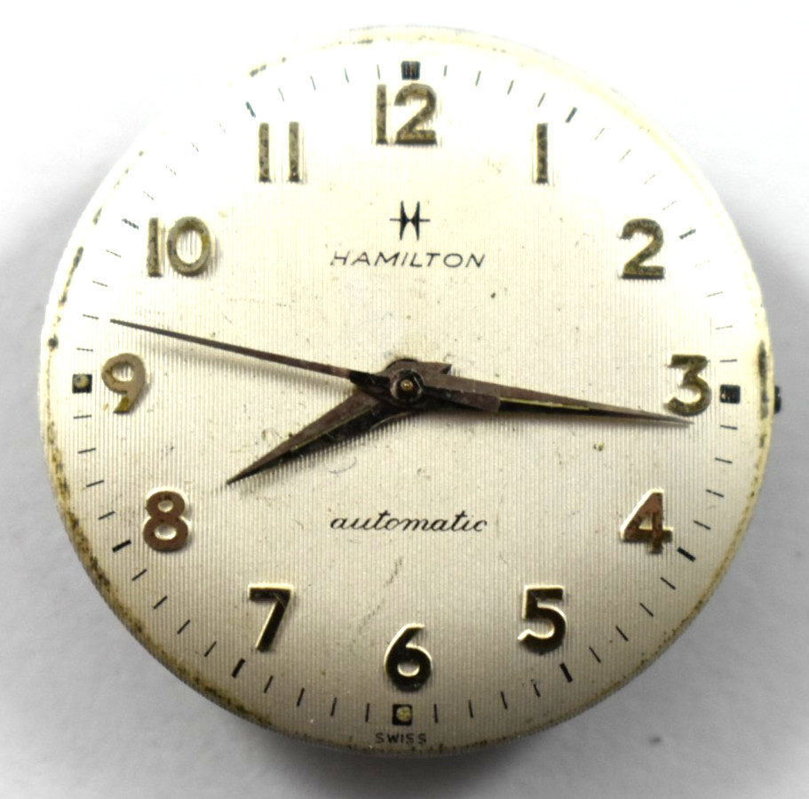 Vintage Hamilton Automatic 17J 689A Wrist Watch Movement lot.qg