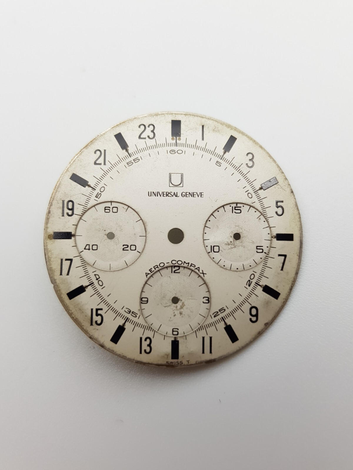 Universal Geneve Aero Compax 3707 Dial – Parts