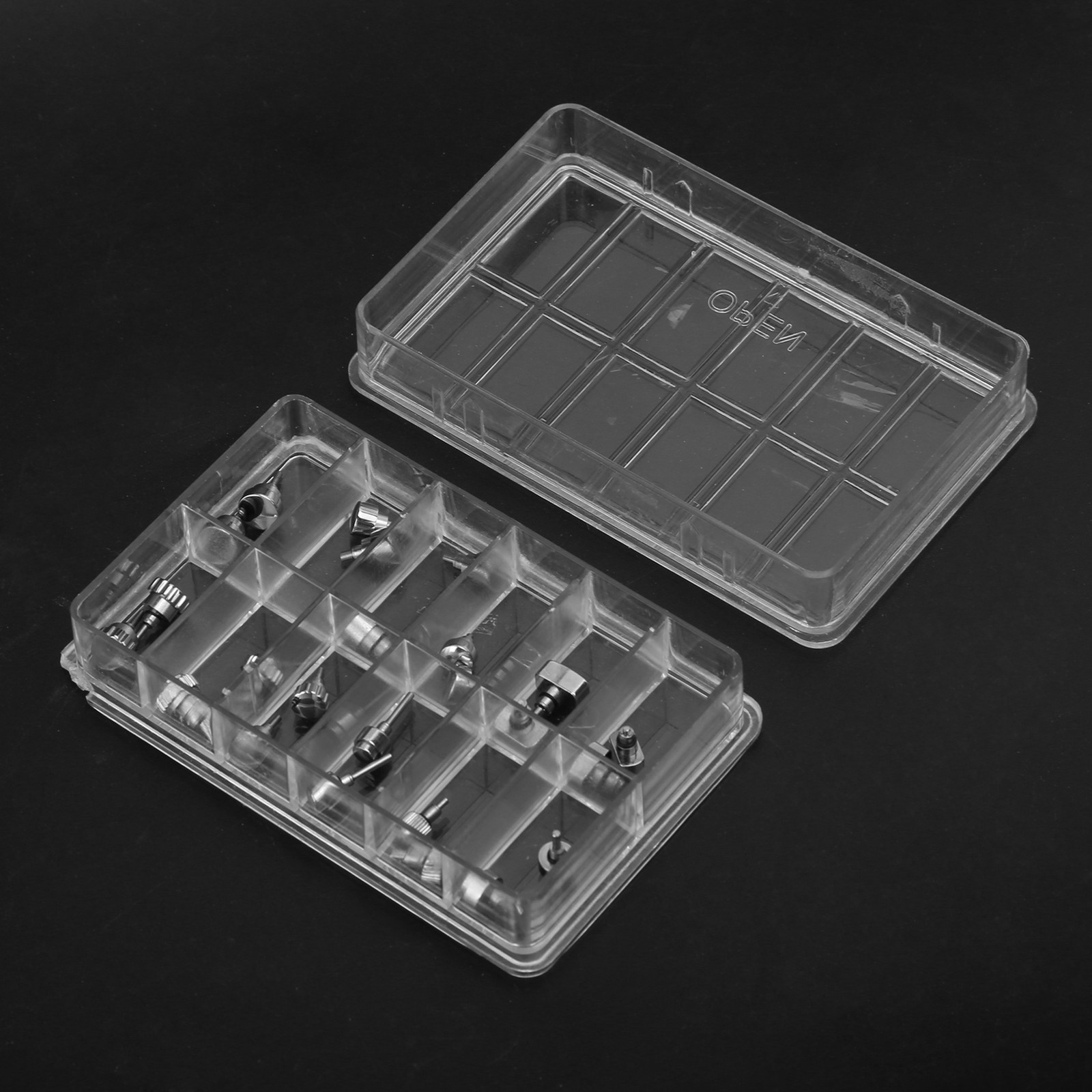 1 Box Watch Button Watch Pusher Press Button Watchmaker Repairing Accessory WT