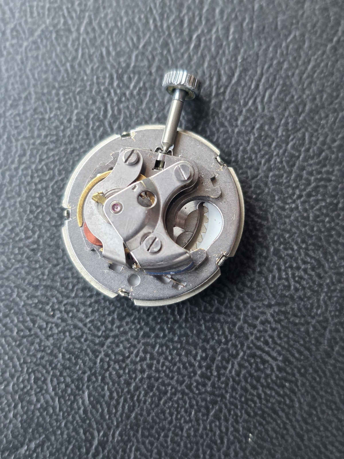 Timex M40 Electric Blue Dial Hands Movement Stem Crown Date Parts Repair