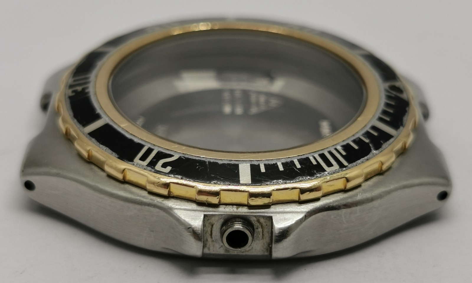 Vtg 1990s Omega Seamaster 368.1042 Pre-Bond 2 Tone Gold & Steel 36mm Watch Case