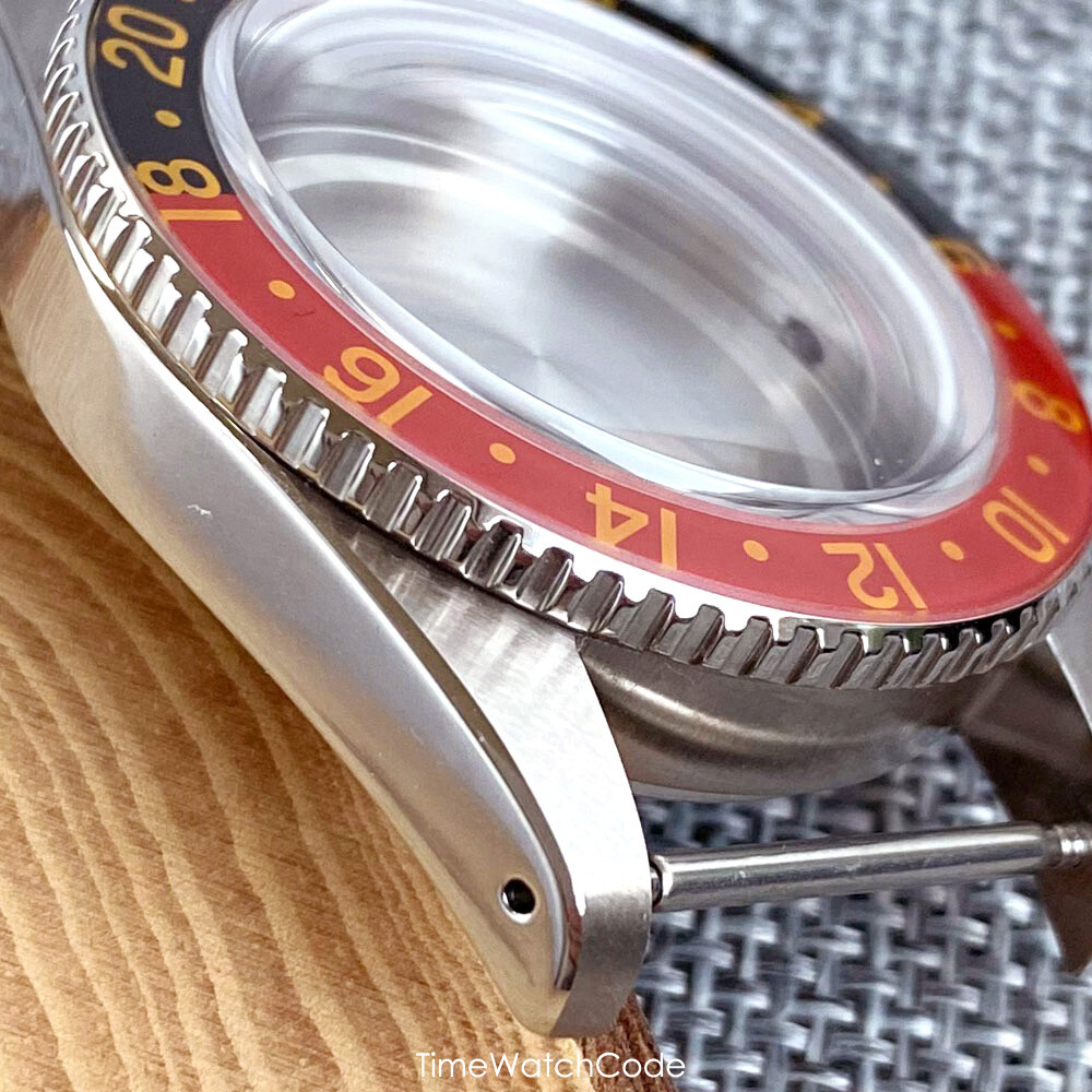 Diver Watch Case GMT Men Watch for NH34 NH35/36/38 ETA2824 PT5000 Sapphire 38mm