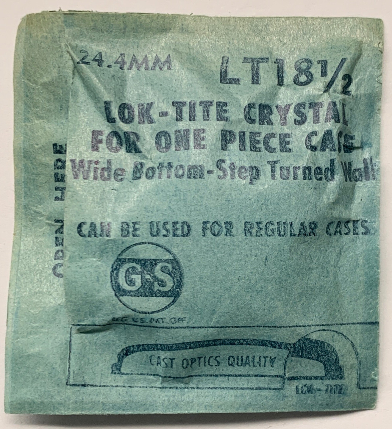 Original NOS G-S “LT” Wristwatch Crystals – Many Variations Available!