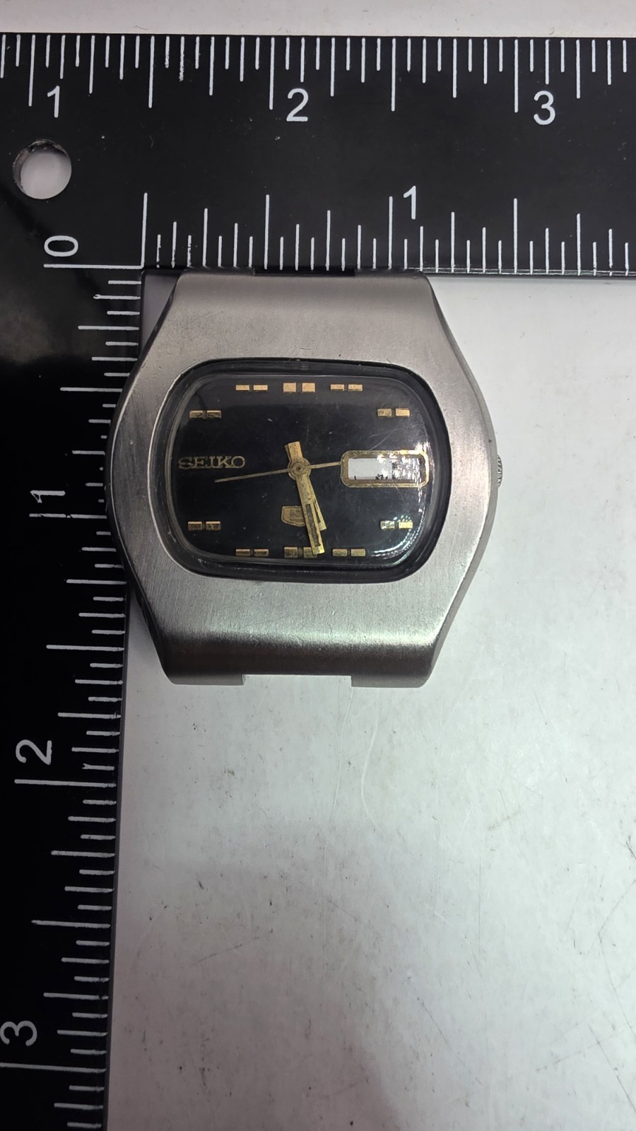 (6)Seiko 6119c movement & Cases. Most Run & Serviced In Good Condition Watch Lot