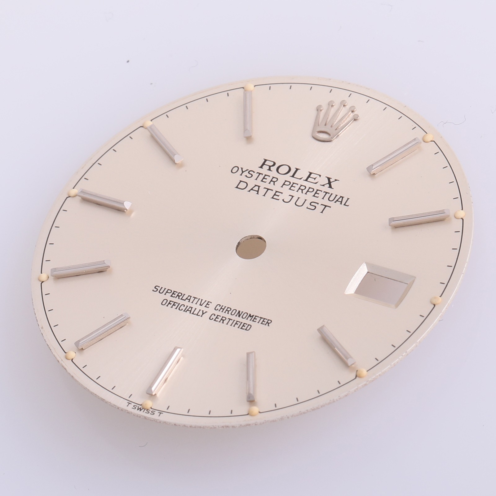 Rolex Mens Datejust 36mm Silver Stick Dial T Swiss T 16014-16234 #E16