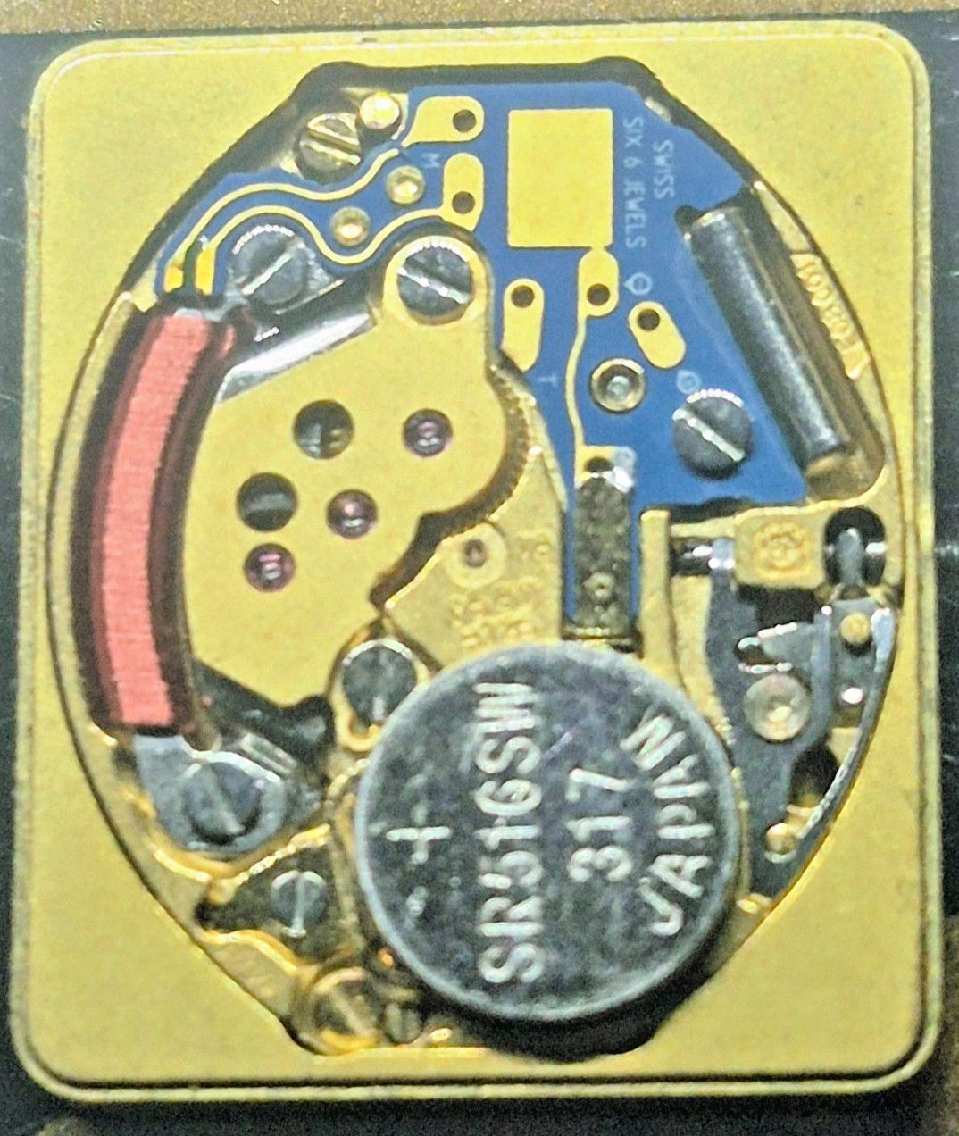 Concord Striking MOP Dial Movement Hands Stem Crown E03.001 Perfect Working Cond