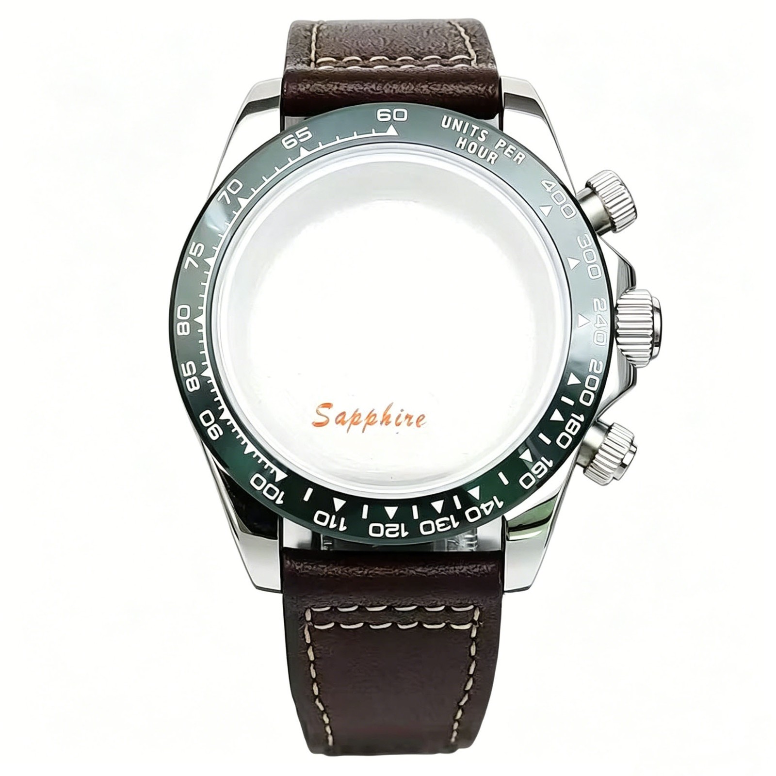 40mm VK63 Watch Case Daytona Style Stainless Steel 20mm Fit Quartz