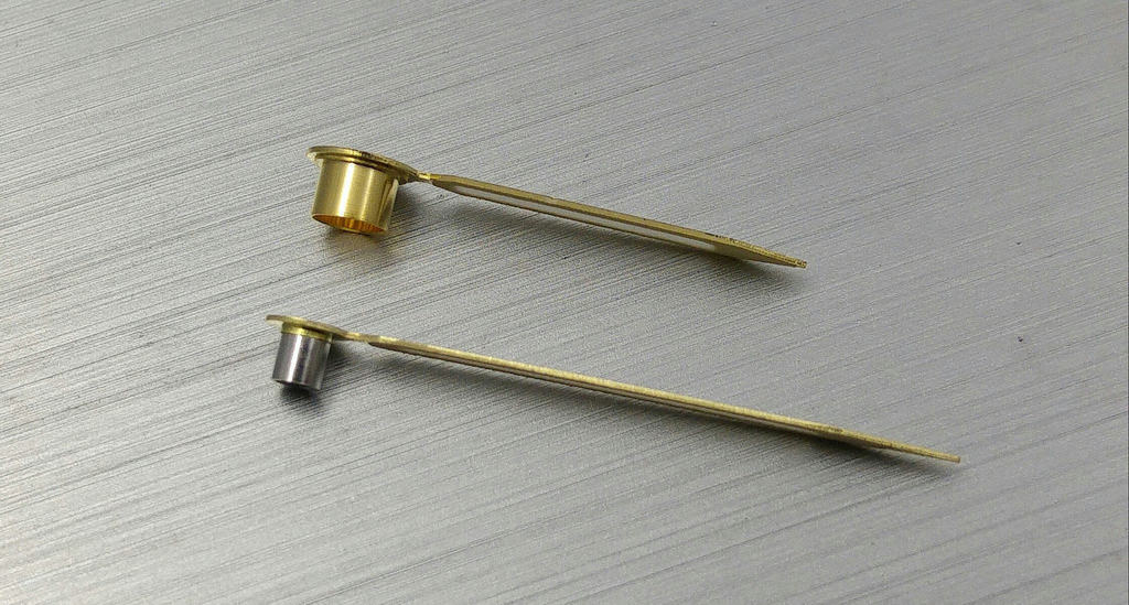 Long Tube Gold Double Pencil thin end Hand for 6497 Cortbert 616 Molnija 3601