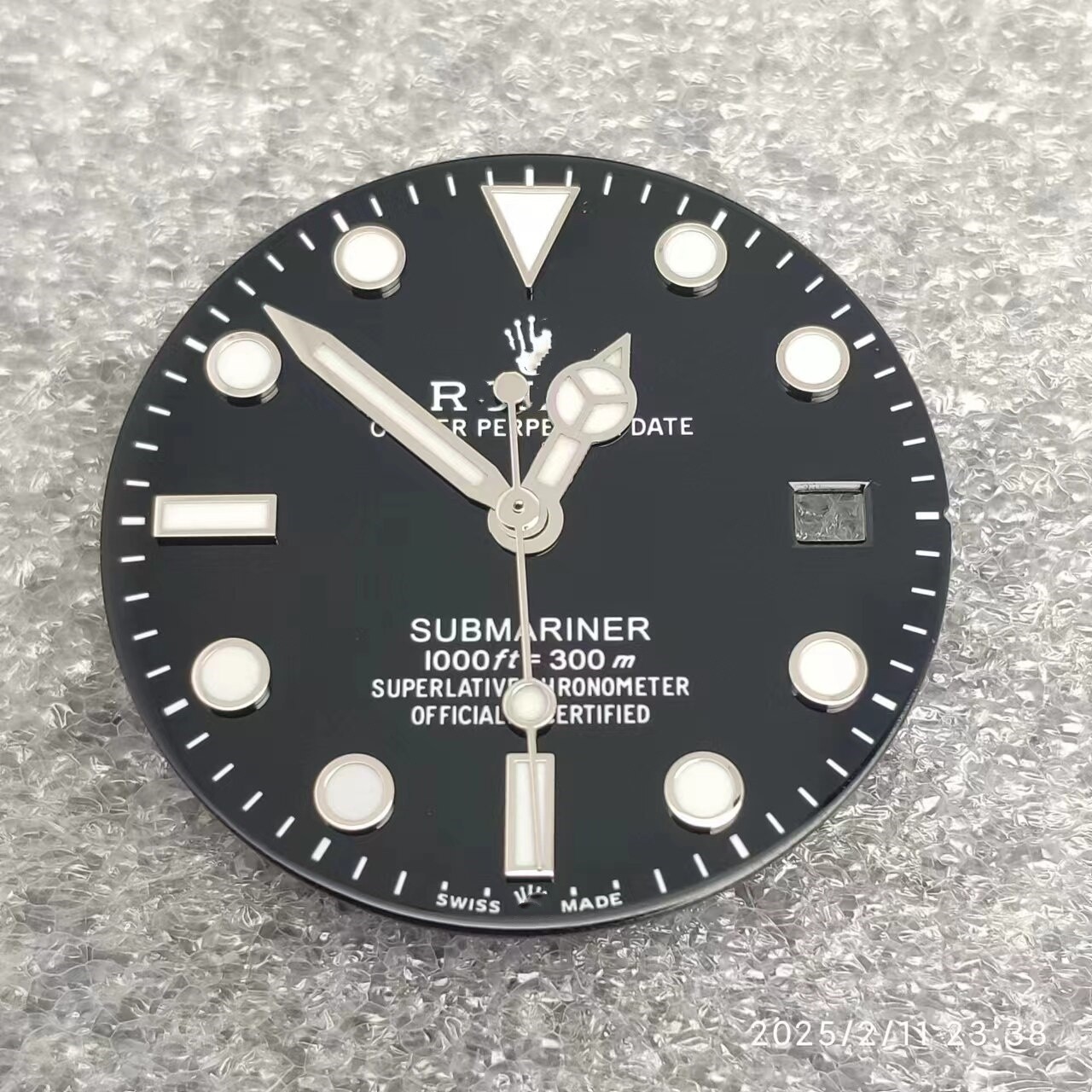 40mm Stainless Watch Case+Strap Mineral Glass For NH35 Movement 28.5mm Dial