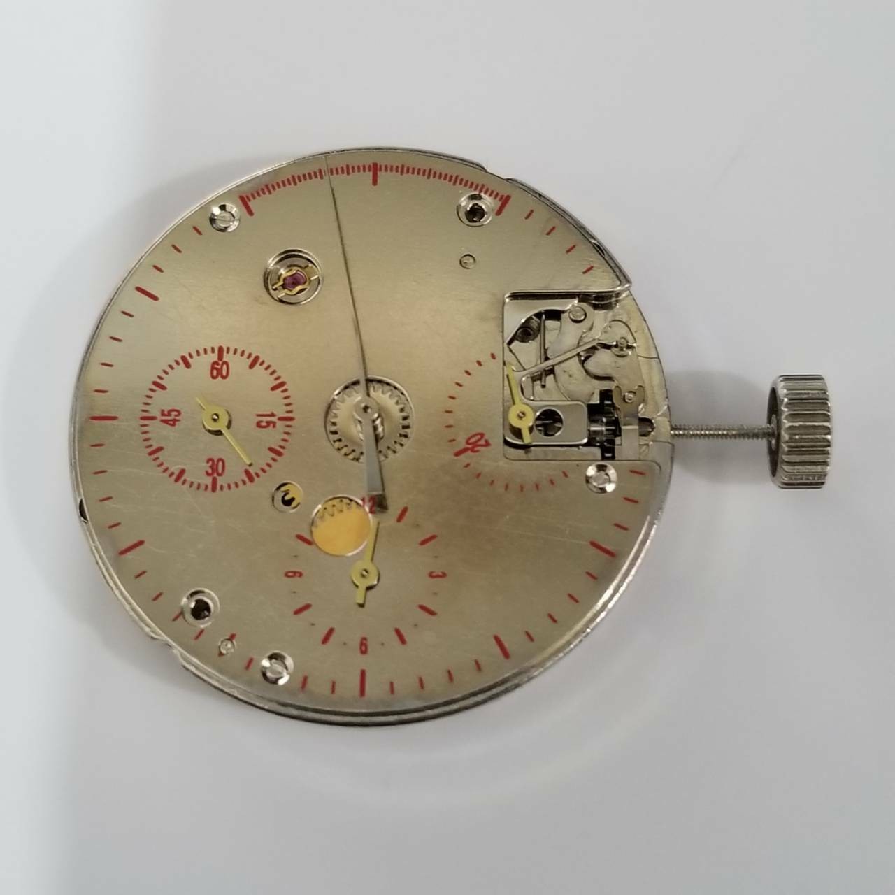 31.3mm Mechanical Chronograph ST19 Hand-Wind Movement For Seagull ST1902 TY2902