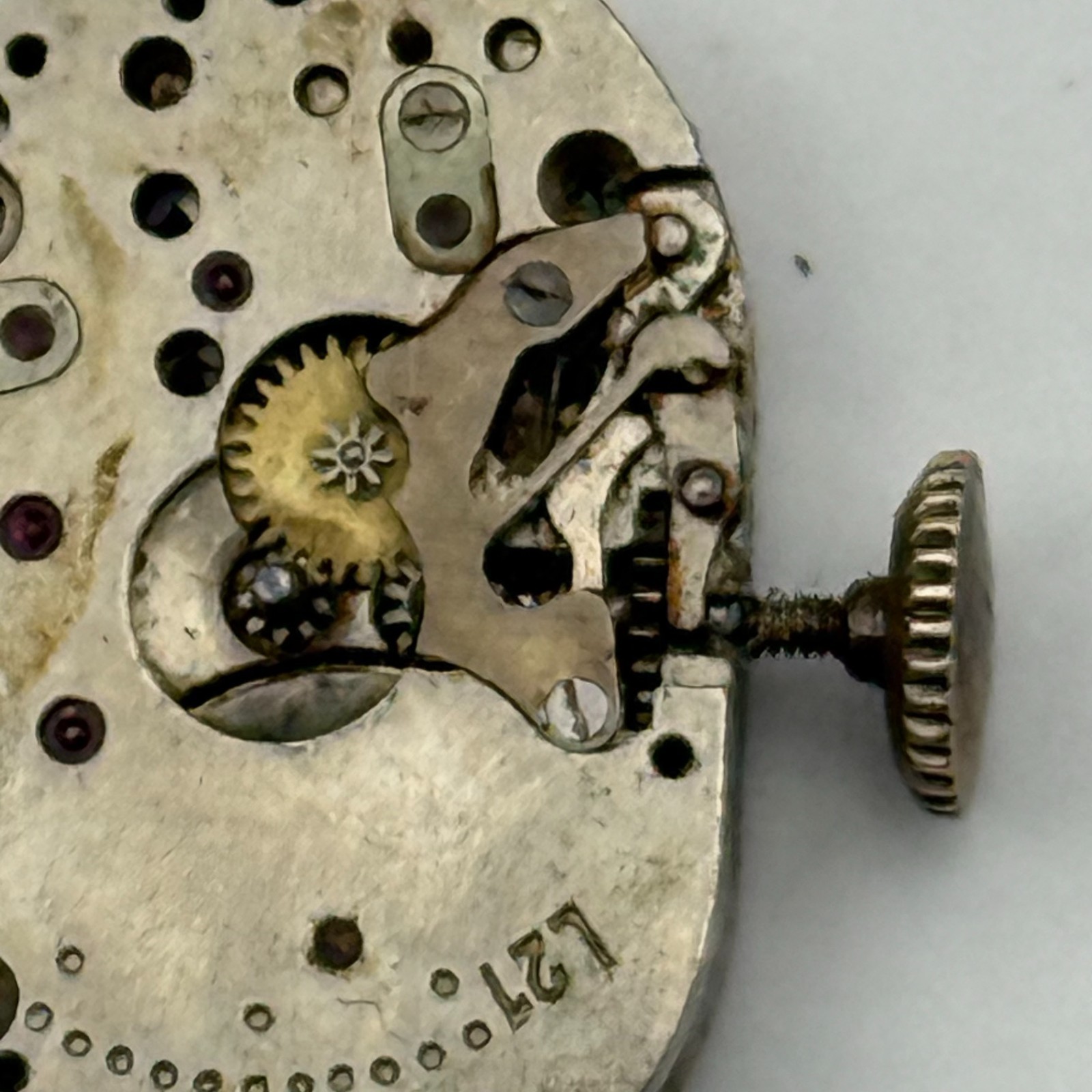Lunesa 21 Watch Movement 17 Jewels Swiss Calibre L21 Parts Repair 12.8mm