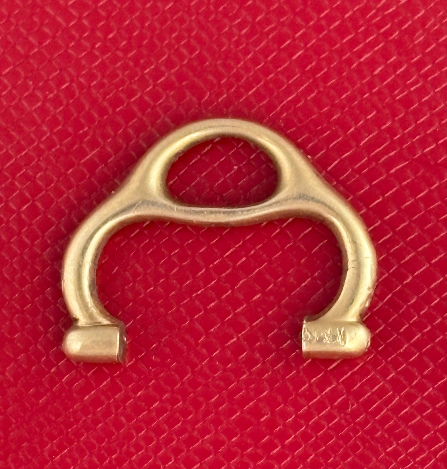 Authentic Webb C. Ball Yellow Gold Filled Stirrup Bow for 16 Size Case