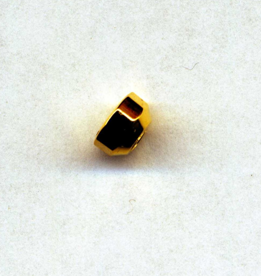 Omega yellow Gold color Crown New 10 flat style 069SX-42019