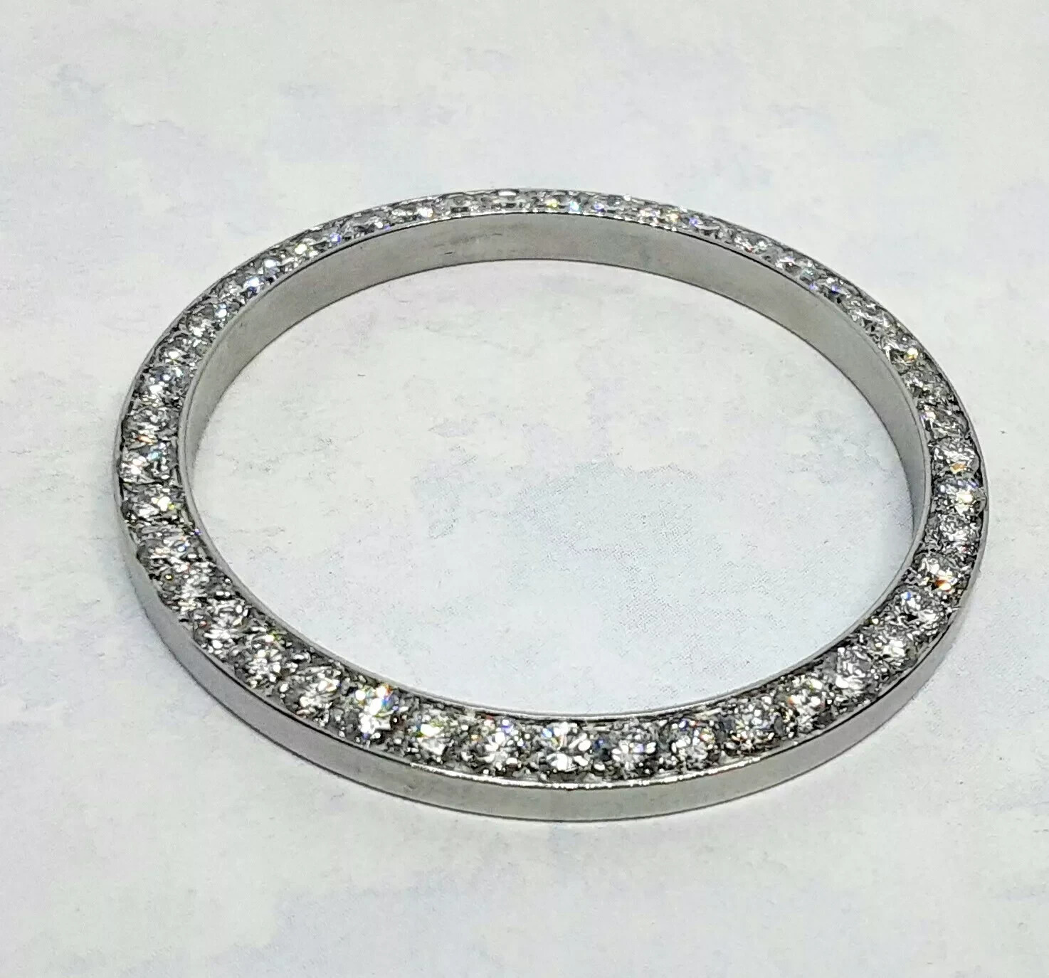Stainless Steel Diamond Bezel for 31mm Ladies Rolex Midsize “Lab Grown”