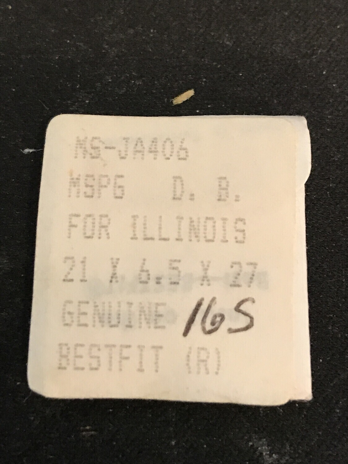 BESTFIT Mainspring JA406 for Illinois 16s Factory No. 47309 for 60hr – Alloy