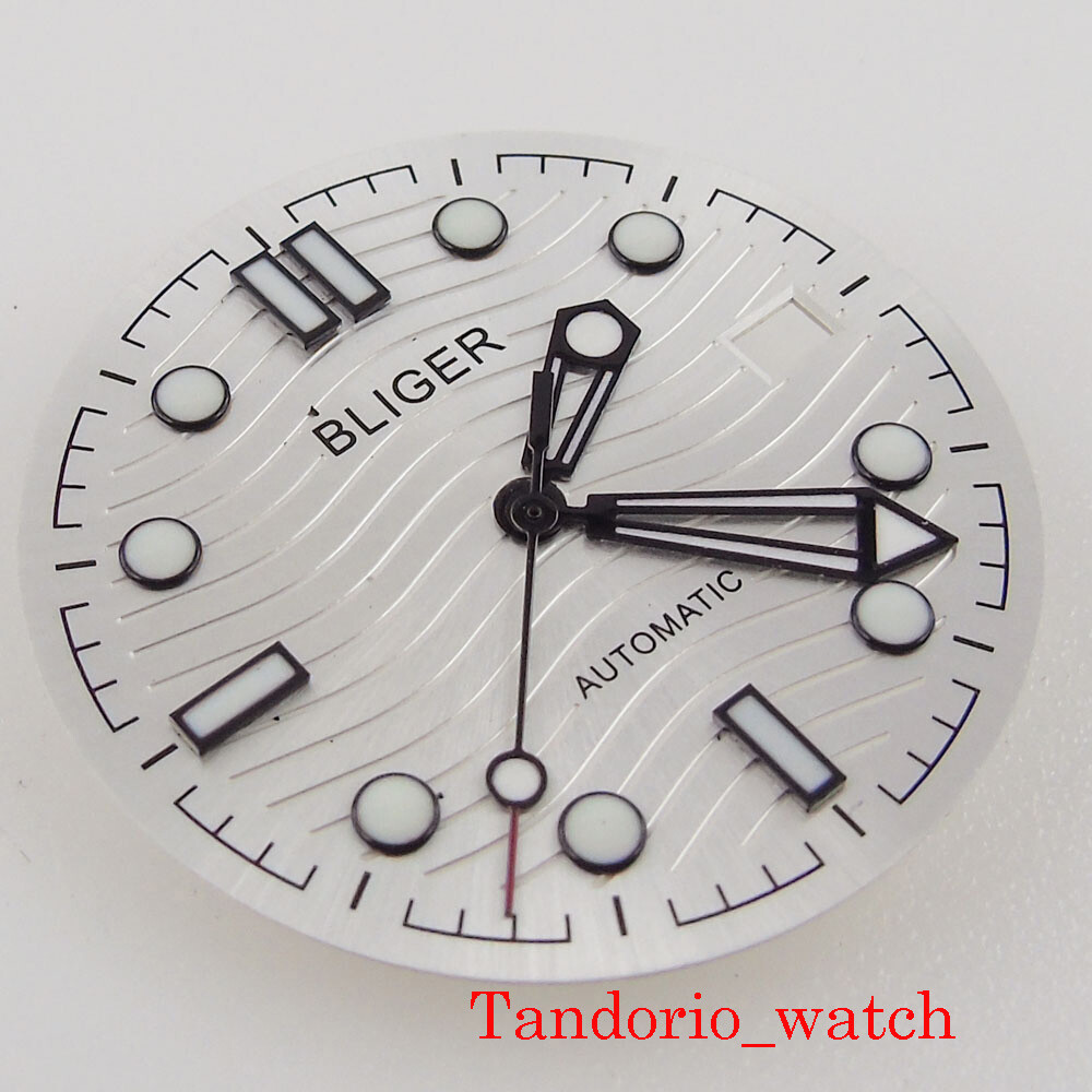 31mm Sterile Watch Luminous Dial Hands For NH35 Automatic Movement Watch Parts