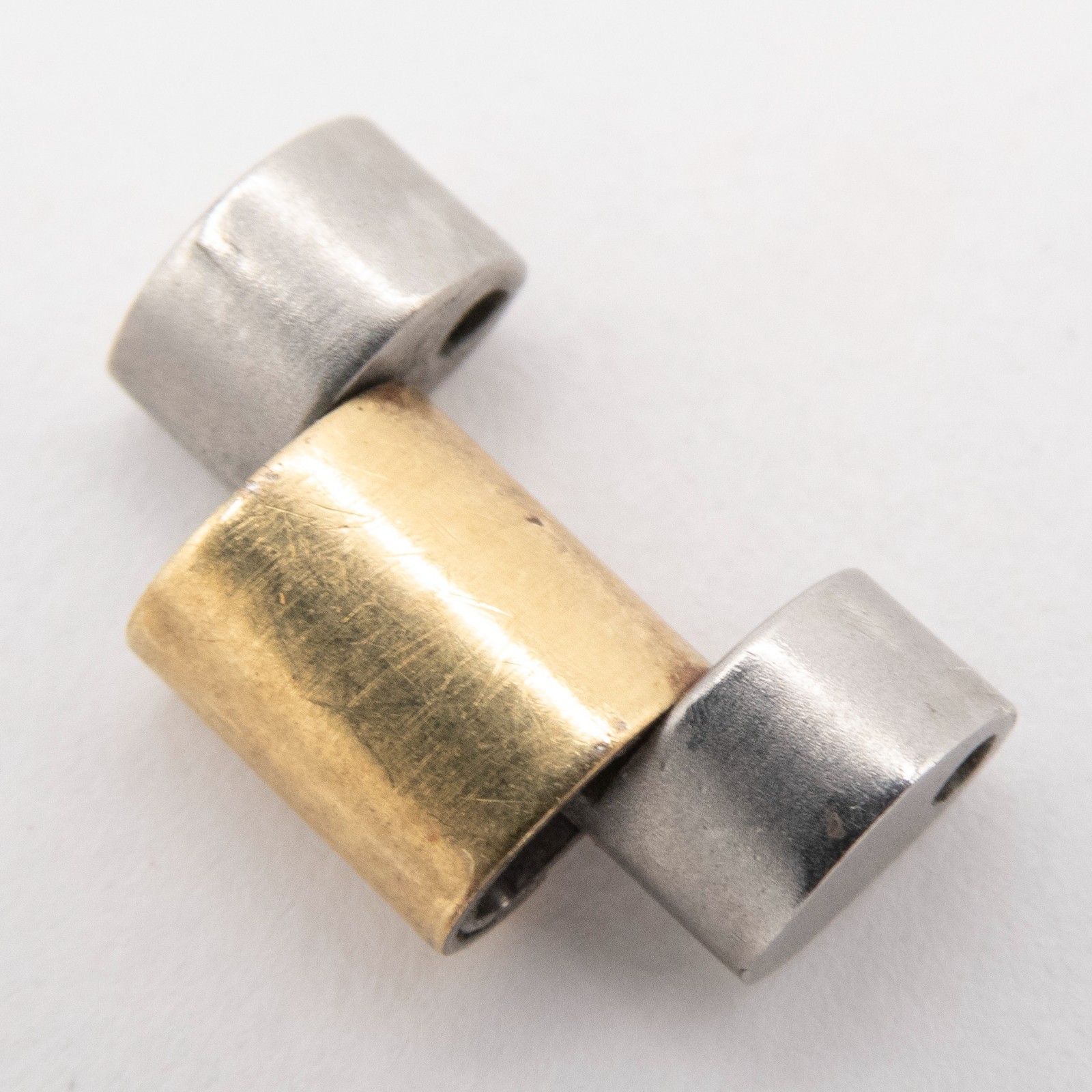 TAG Heuer 2000 Ladies 11 mm 3 Link Goldtone & S/S Bracelet Sizing Link