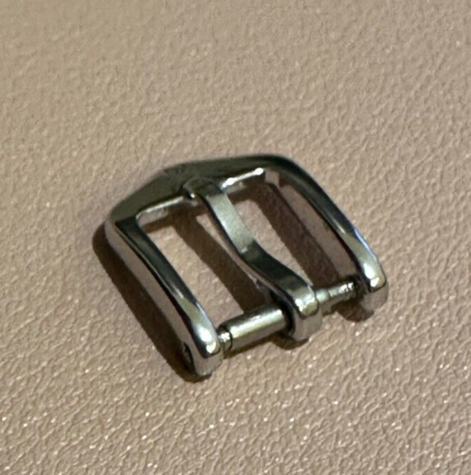 Genuine Hirsch Tradition Buckle Clasp Polished Stainless Steel 12mm BC1030-2-12