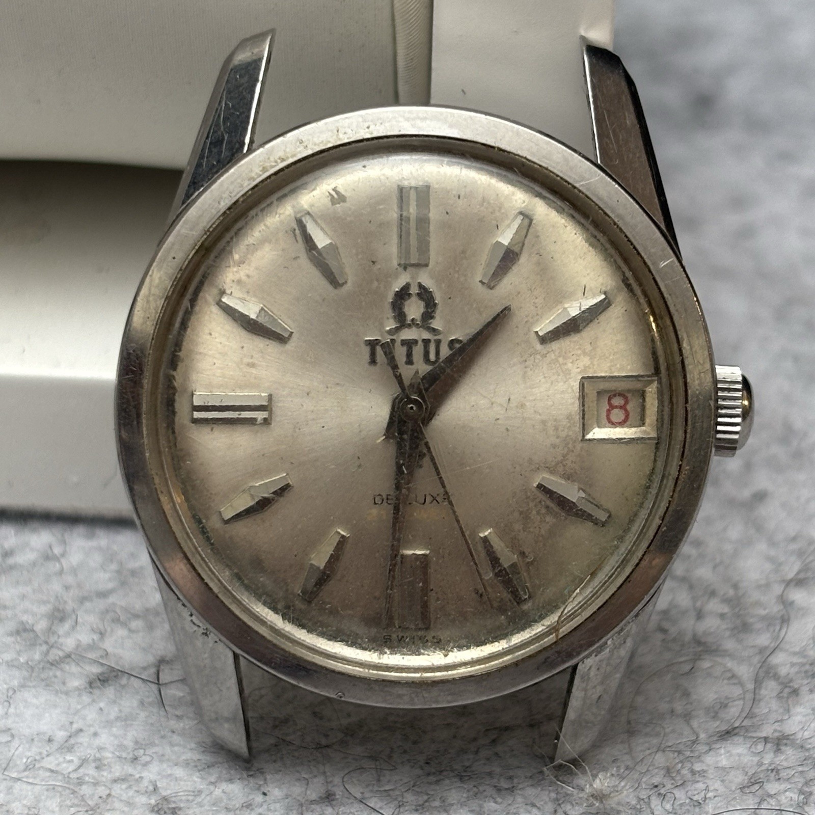 Broken Vintage Solvil et Titus Men’s Manual Watch Swiss Mechanical Movement