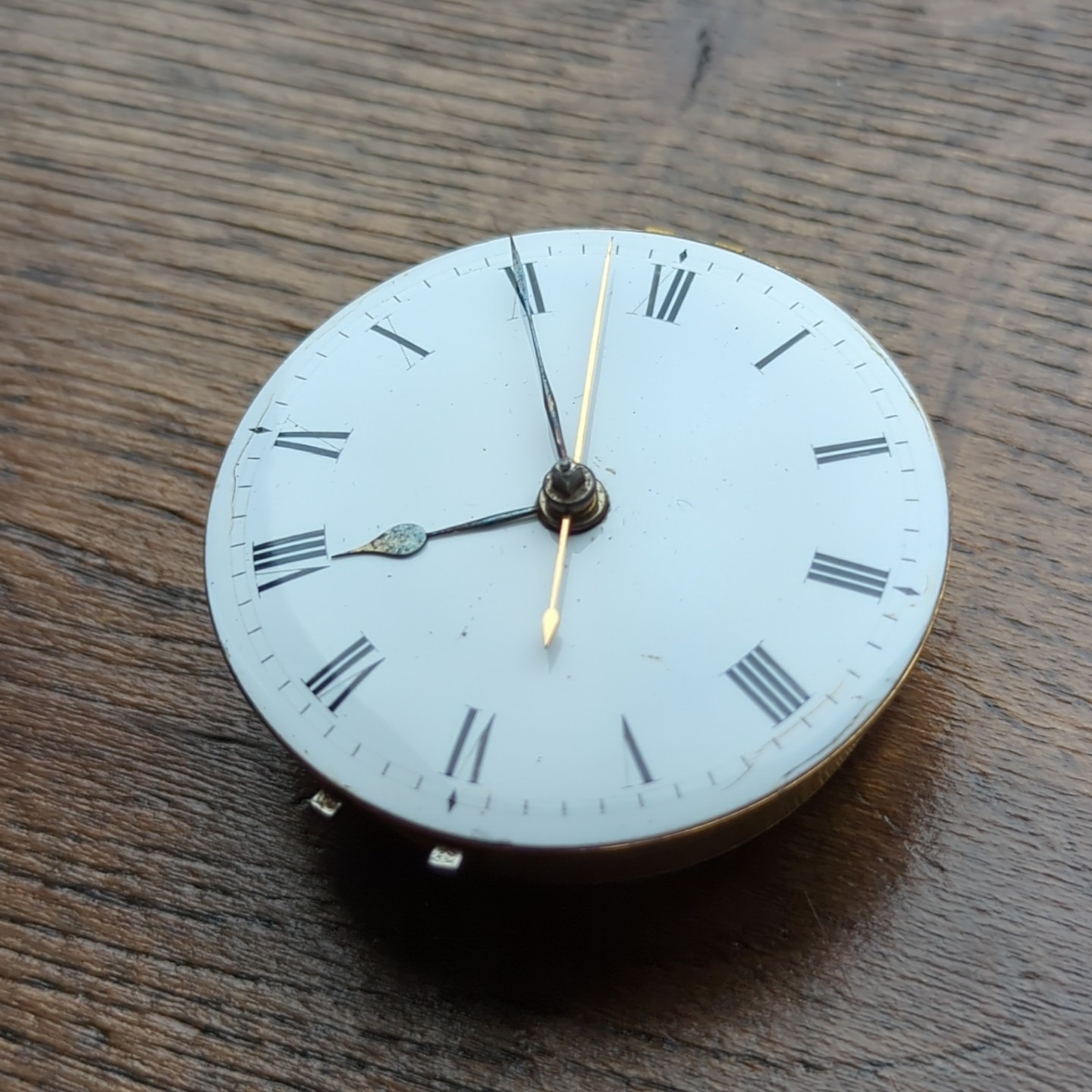 James McCabe English Duplex Pocket Watch Movement With Sweep Secs Feature (G72)