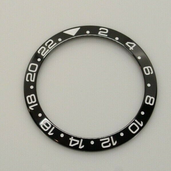 Ceramic Bezel Insert for Rolex GMT Master II Black fits Ref # 116710