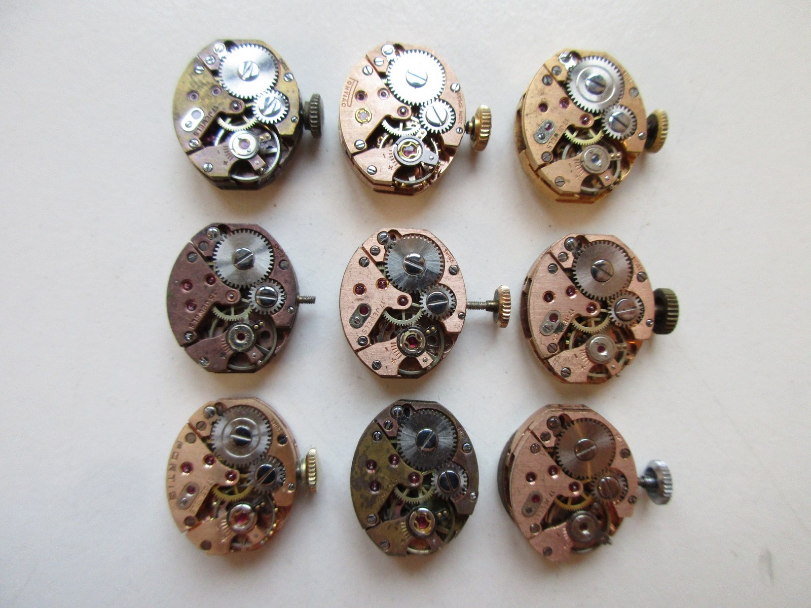 AS A. Schild cal. 1012 Swiss watch movements “copper color”- for parts