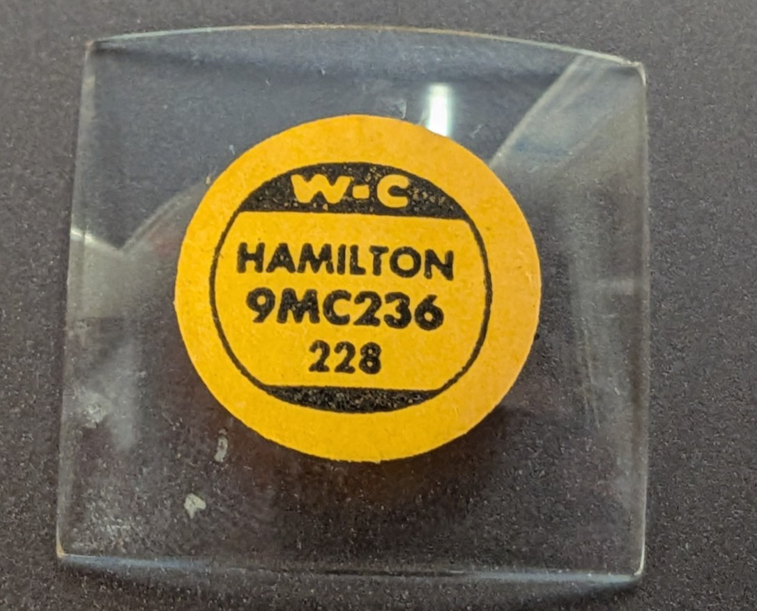 NOS W-C Watch Craft Mineral Glass Domed Crystal – Hamilton 9MC236 23.6 x 22.8MM
