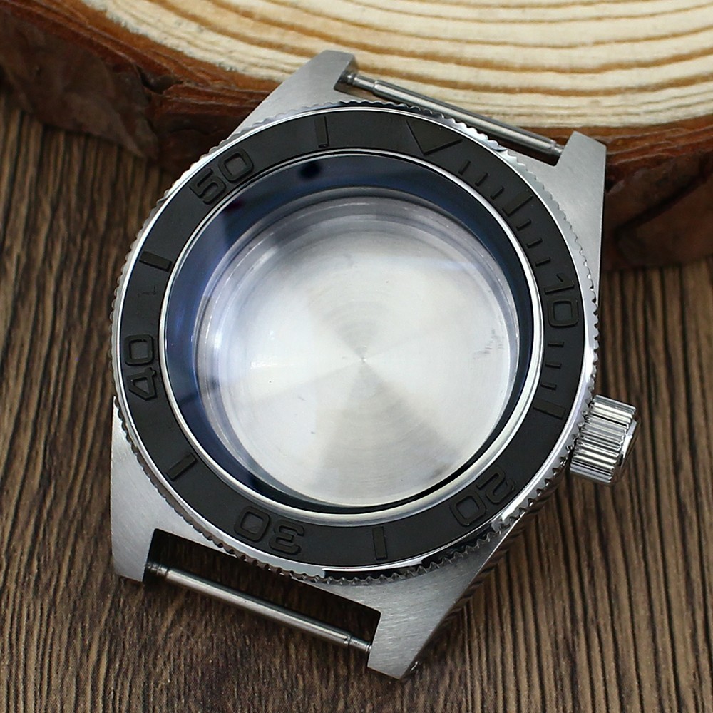 40mm 62MAS Mod Stainless Watch Case Sapphire For Seiko NH34 NH35 NH36 NH38