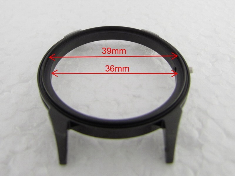 Black Steel Case NEW!! for Movement Zenith Alpina Patek Philippe Rolex Omega IWC