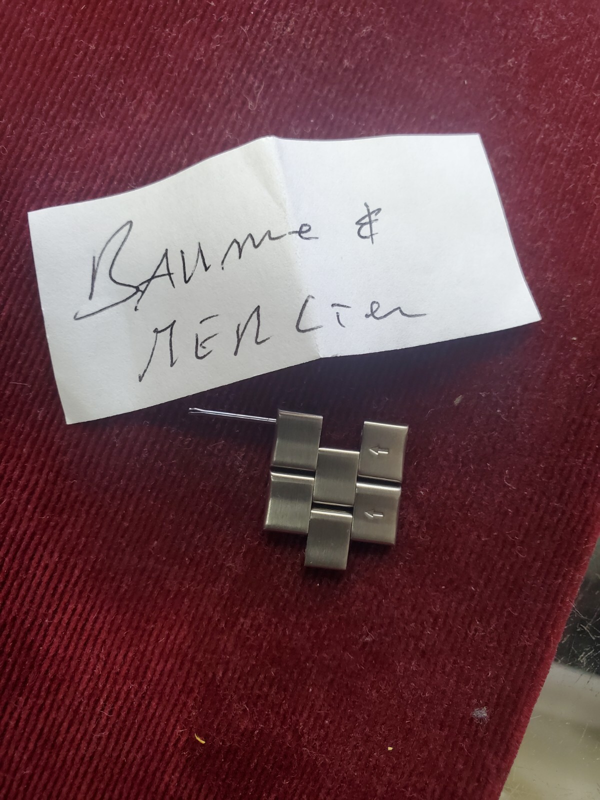 without tags Original Baume Mercier BM 19MM X 6MM STAINLESS STE G1N