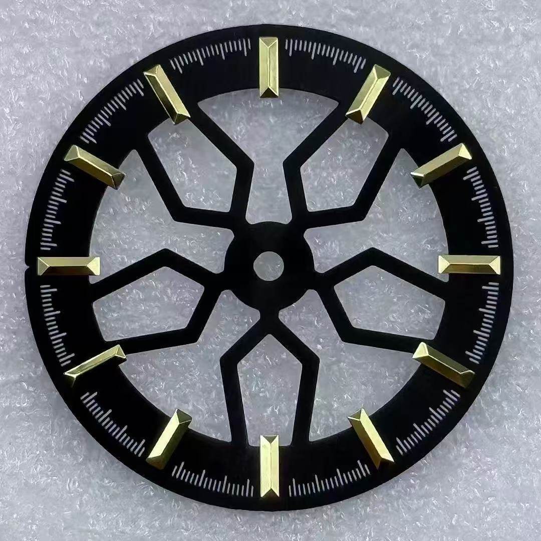 31.8mm Hollow Skeleton Dial Metal Hub Style Fit NH70/38 Mod