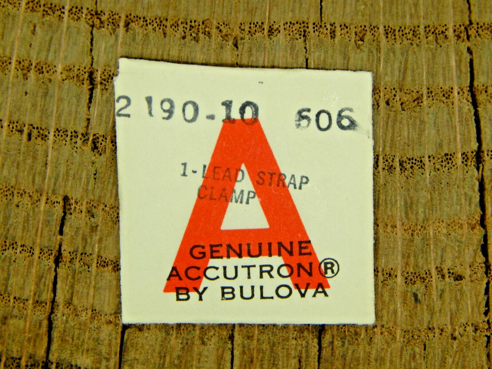 Genuine Accutron 2190.10 Lead Strap Clamp 606 Watch Part NEW OLD STOCK