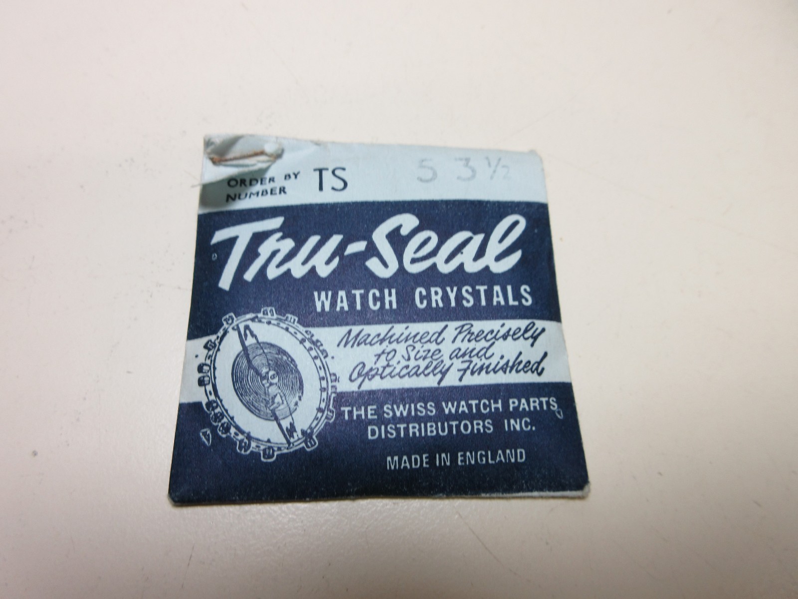 TRU SEAL ROUND WATCH CRYSTAL TS 53 1/2 WATCHMAKER REPLACEMENT PART #365