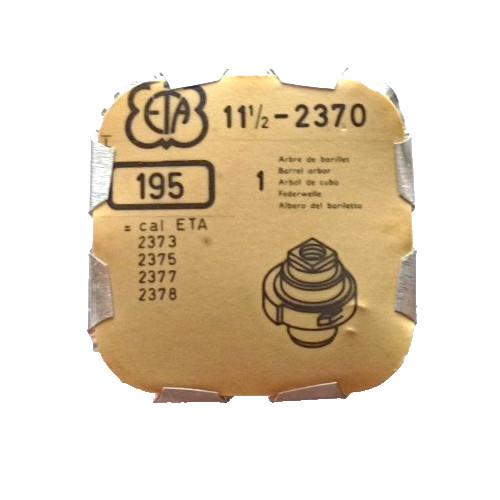 ETA 2370 BARREL ARBOR watch part #195/208 *SEE INTERCHANGE 4 Matching Calibers