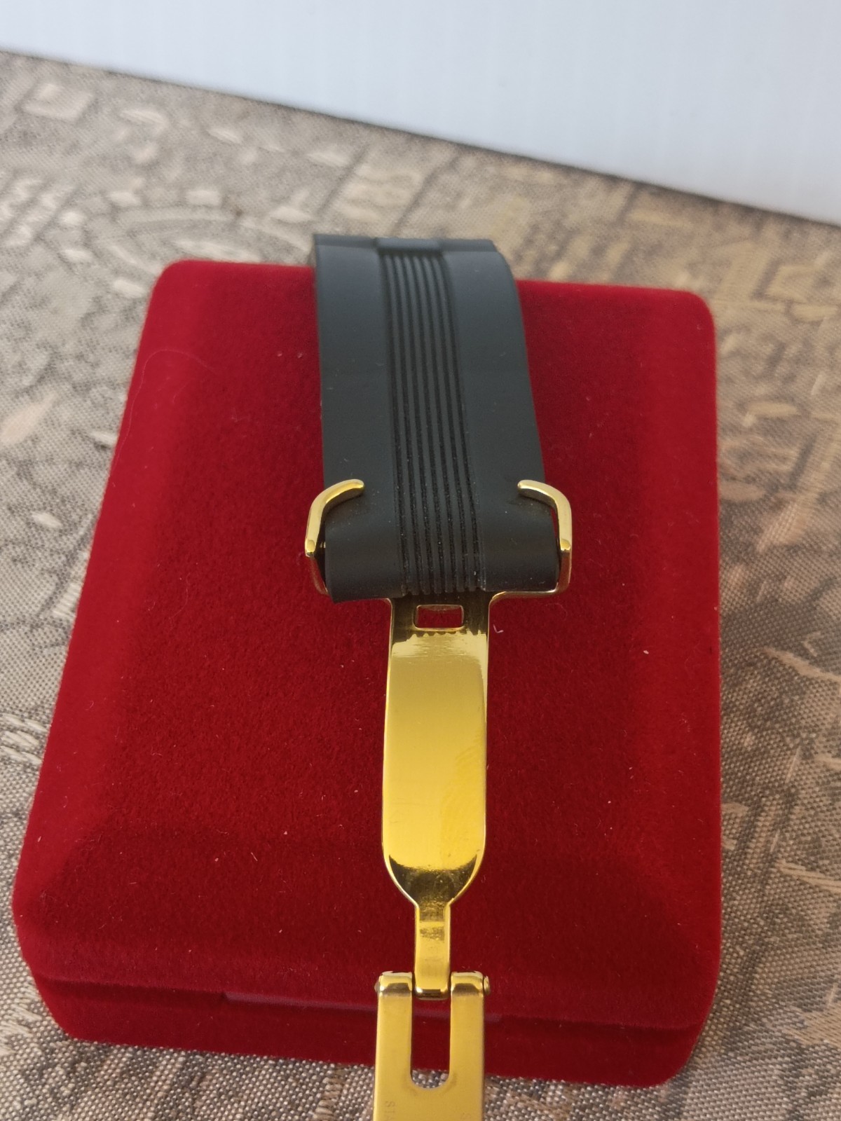 💥Original CARTIER Deployment Buckle Gold Plated 19mm Roadster 2510 W/R Strap💥