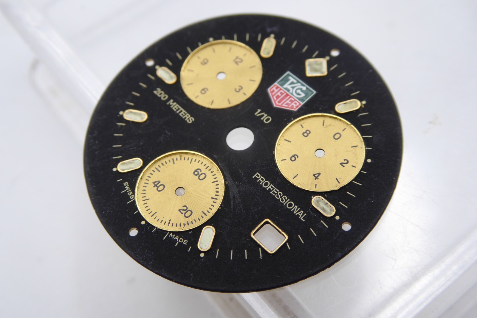 Tag Heuer Professional 200m chrono dial