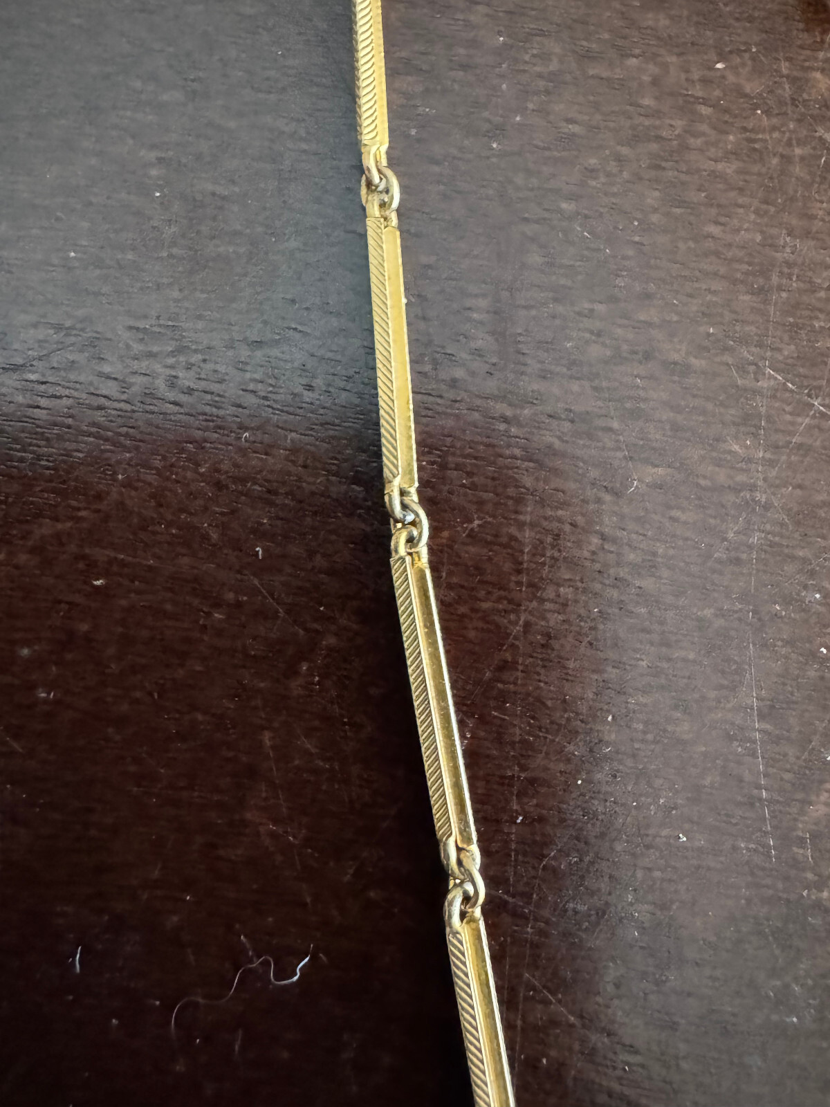 NICE VINTAGE 13 INCH UNION POCKET WATCH CHAIN 1/20TH 12K YELLOW GOLD FILLED
