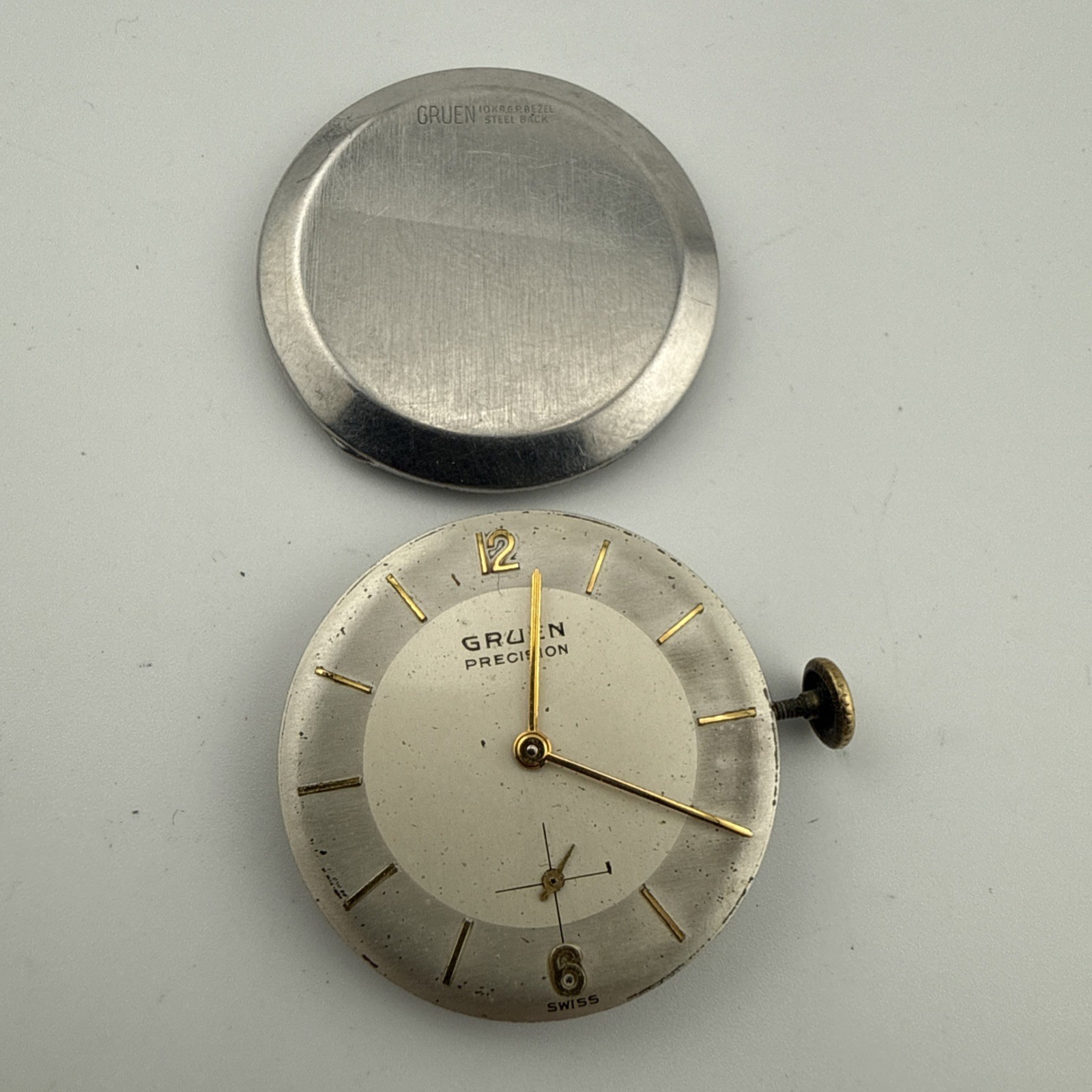 Gruen Vintage Mechanical Men’s Wristwatch Movement 415 Swiss – Good Balance