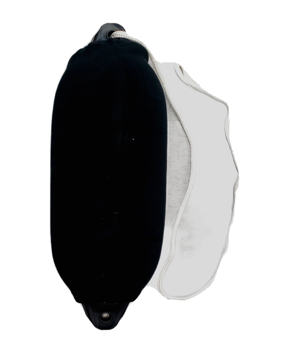 Atlantis Fender Black Onyx 8.5″X 25″ & Fender Cover & Rope 25′ to 35′ Long Boats