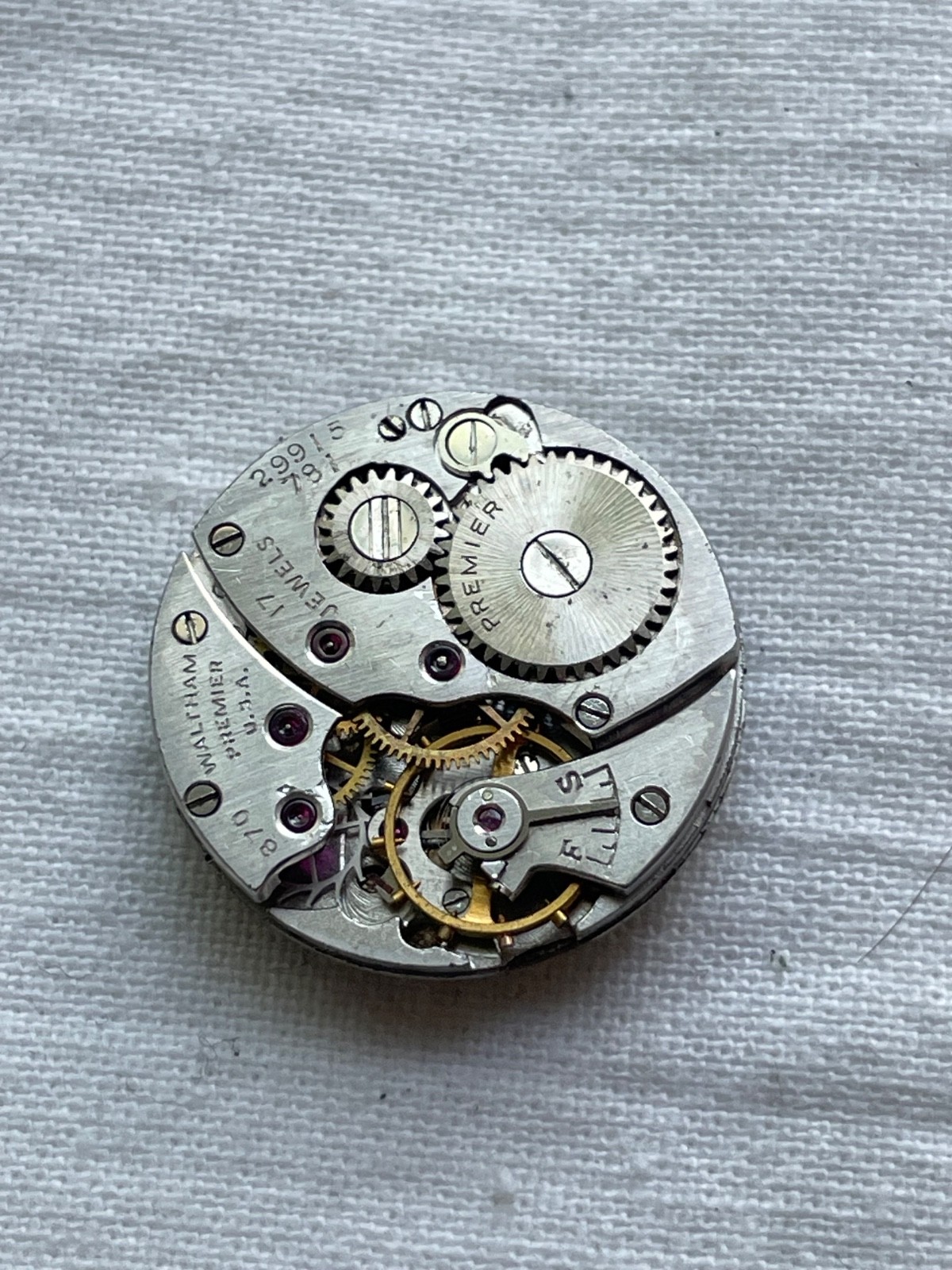 Waltham Premier 870 – movement for ladies watch AS IS, lot 1405