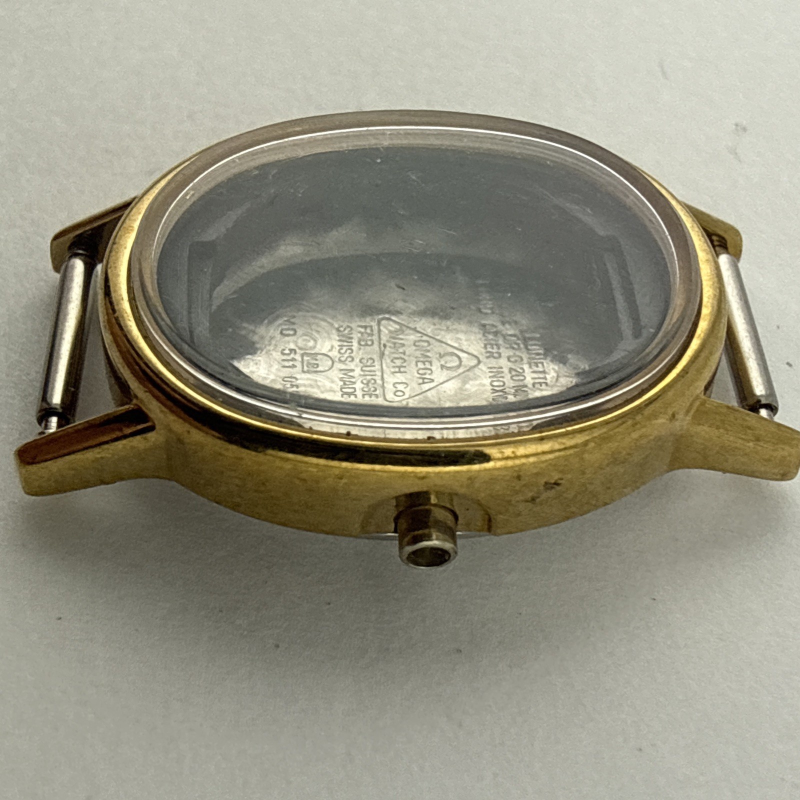 NOS OMEGA 511.0553 Ladies Watch Case 18.5mm W/ Crystal – New Old Stock